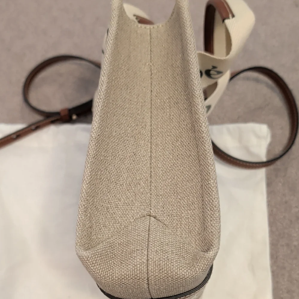 Chloé Beige and Brown Mini Woody Tote Bag - Picture 13 of 17